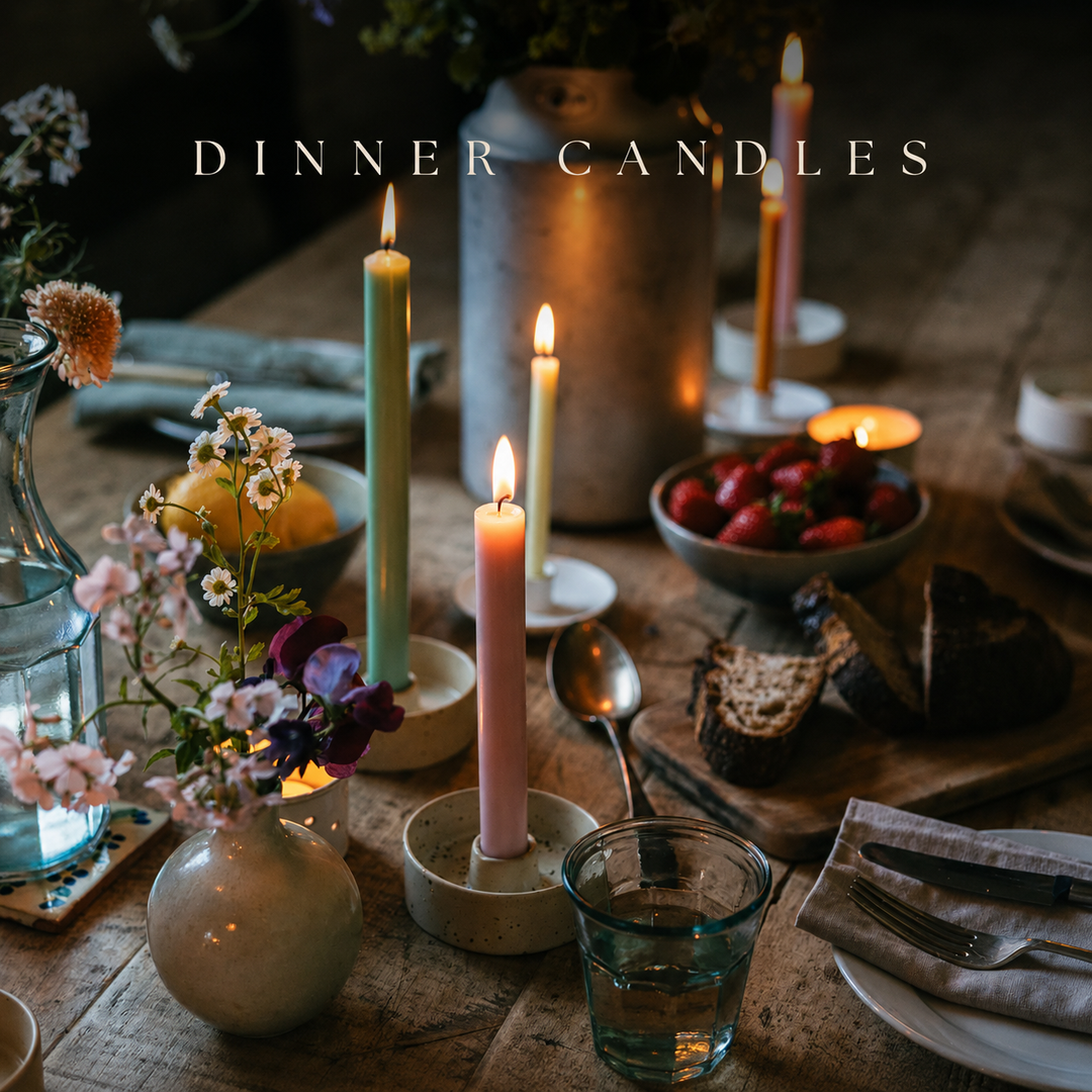 Dinner Candles + Pillar Candles