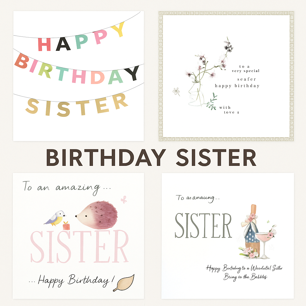 Cards - Sister Birthday Cards
