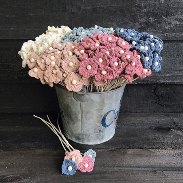 East of India Crochet flower-Pink
