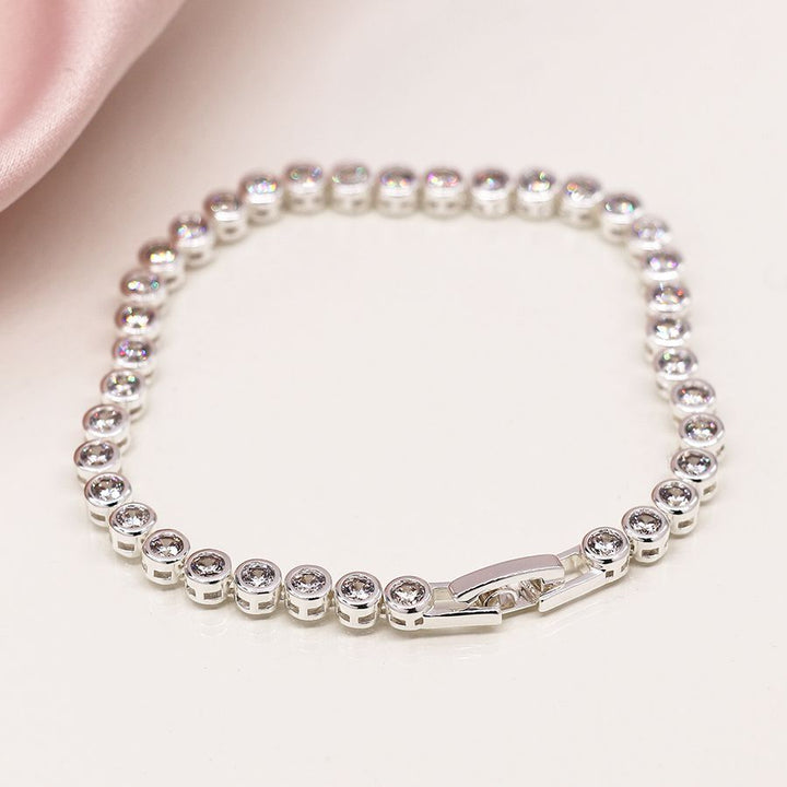 Crystal bracelet from POM Jewellery featuring sparkly crystals and a delicate design, perfect for elegant accessory styling.