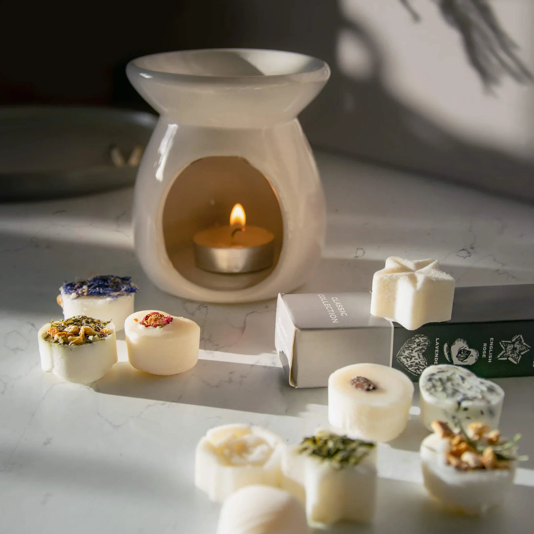Freckleface boxed wax melt gift set by Cornucopia Home and Gift, featuring colorful wax melts in a decorative box.