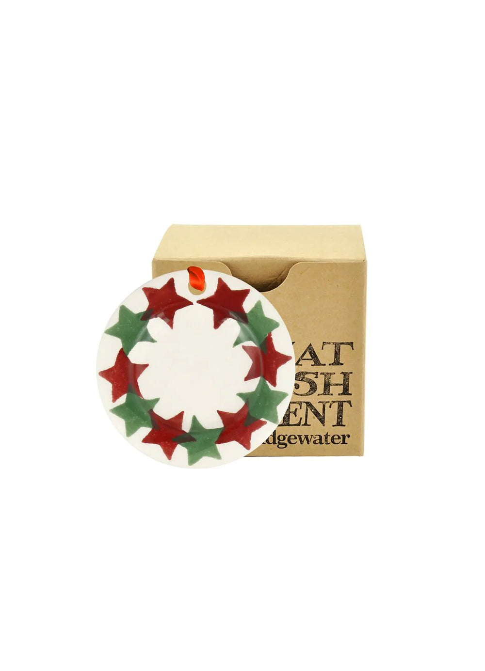 Emma Bridgewater Christmas Stars tiny plate decoration with festive star patterns, ideal as a holiday ornament or collectible.