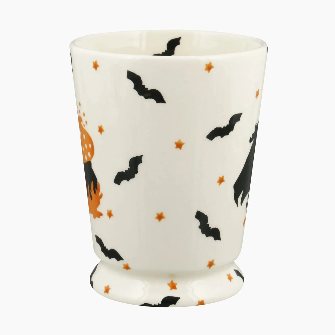 Emma Bridgewater Wise Witches cocoa mug with whimsical witch illustration, ceramic drinkware for hot beverages.