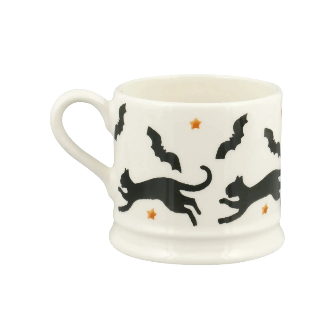 Emma Bridgewater Wise Witches small mug featuring whimsical witch illustrations on a ceramic mug.