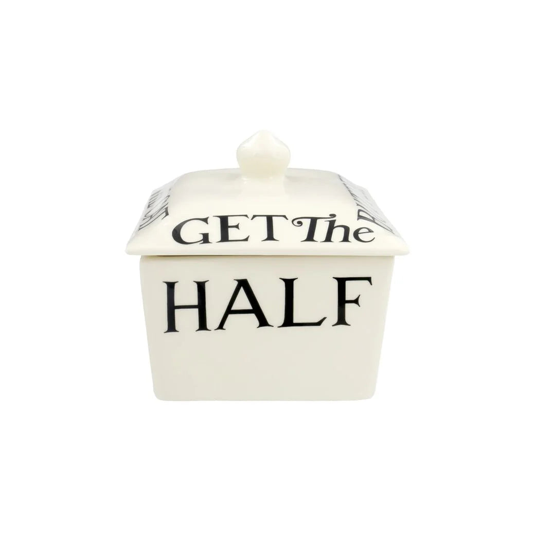 Emma Bridgewater Black Toast Small Butter Dish
