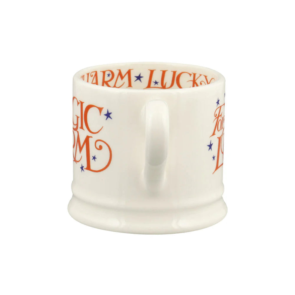 Emma Bridgewater Halloween Toast Magic Charm Small Mug with festive toast design and Halloween theme, ceramic coffee mug.