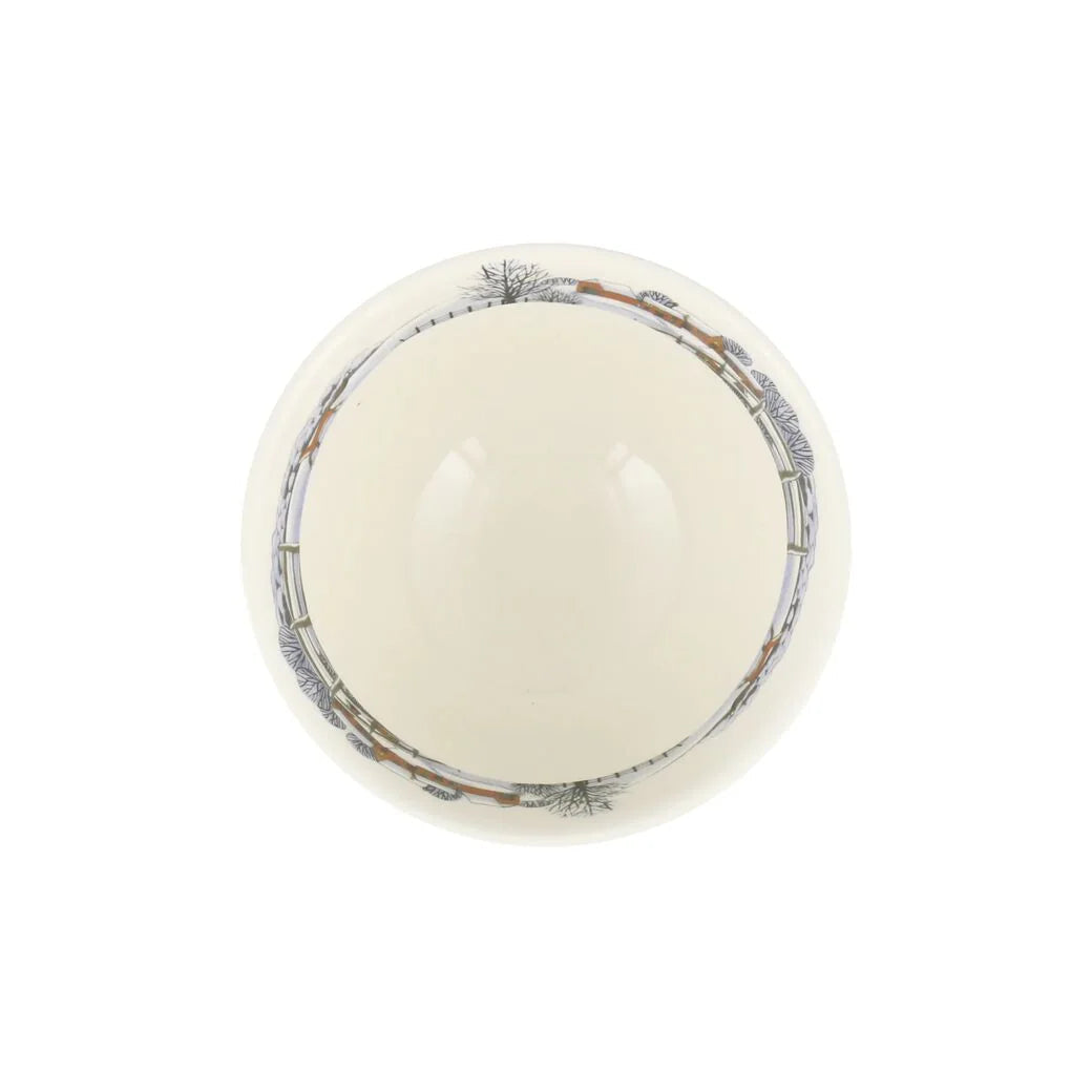Emma Bridgewater Midnight Robin small old bowl with festive robin design, perfect for Christmas tableware.
