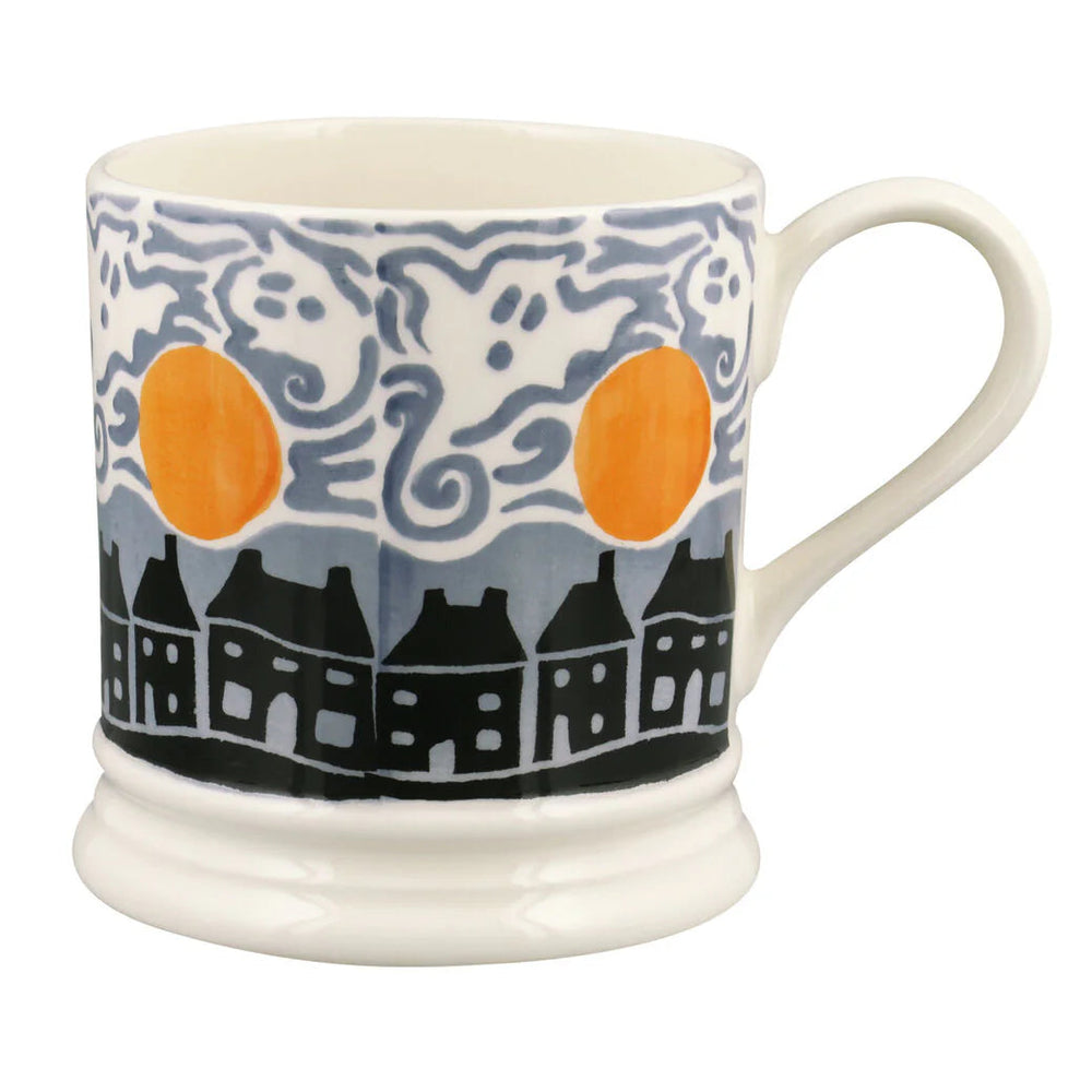 Emma Bridgewater Wise Witches large ceramic mug with colorful witch illustrations and decorative details.