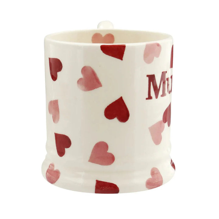 Pink Hearts Mummy 1/2 Pint Mug