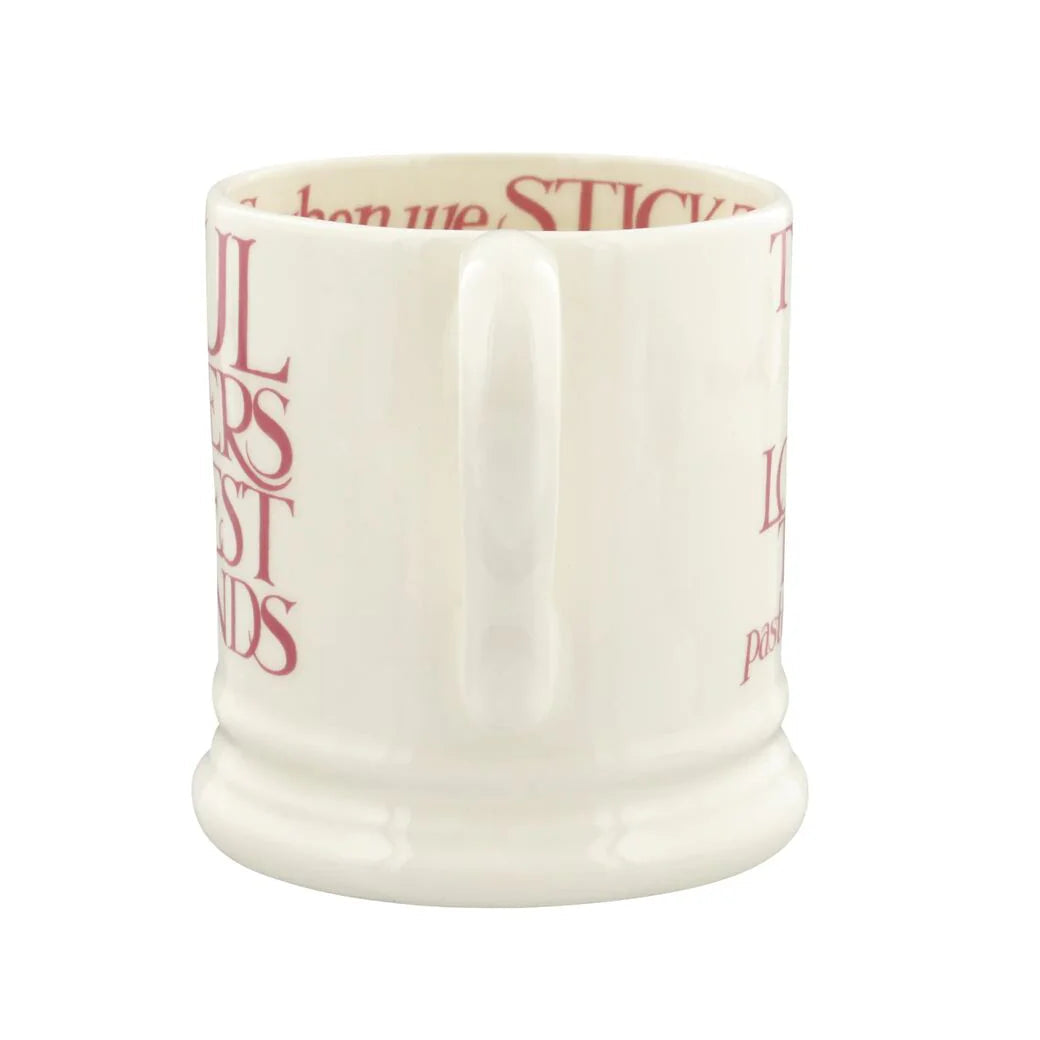 Emma Bridgewater Pink Toast Soul Sisters 1/2 Pint Mug