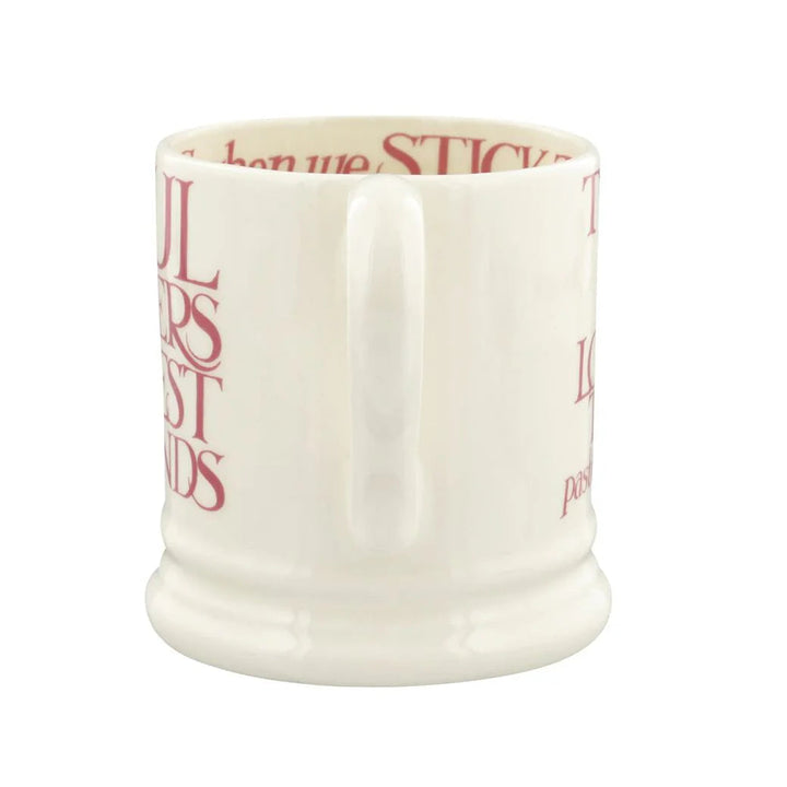 Emma Bridgewater Pink Toast Soul Sisters 1/2 Pint Mug