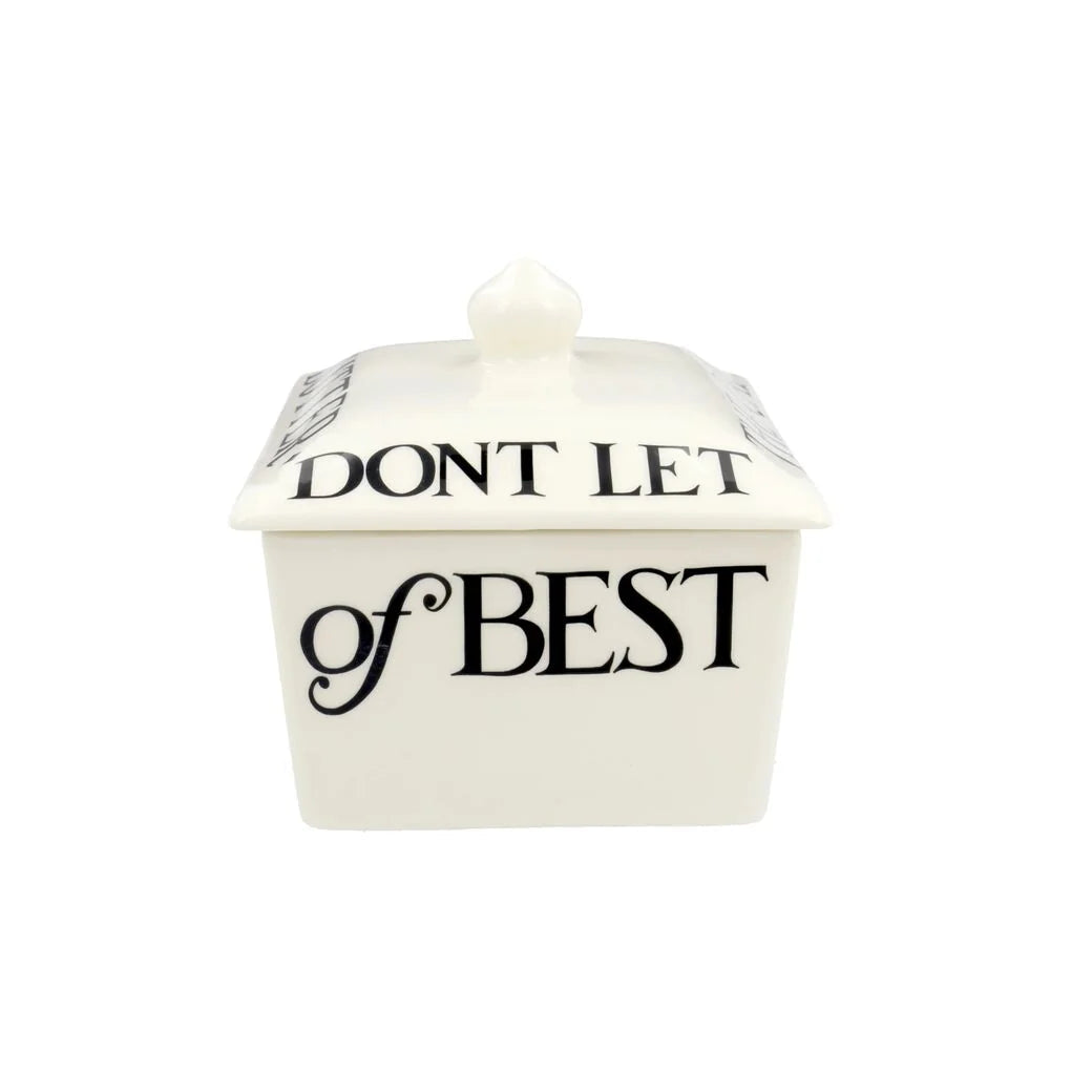Emma Bridgewater Black Toast Small Butter Dish
