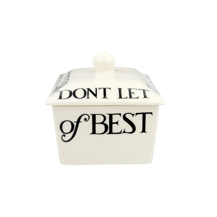 Emma Bridgewater Black Toast Small Butter Dish