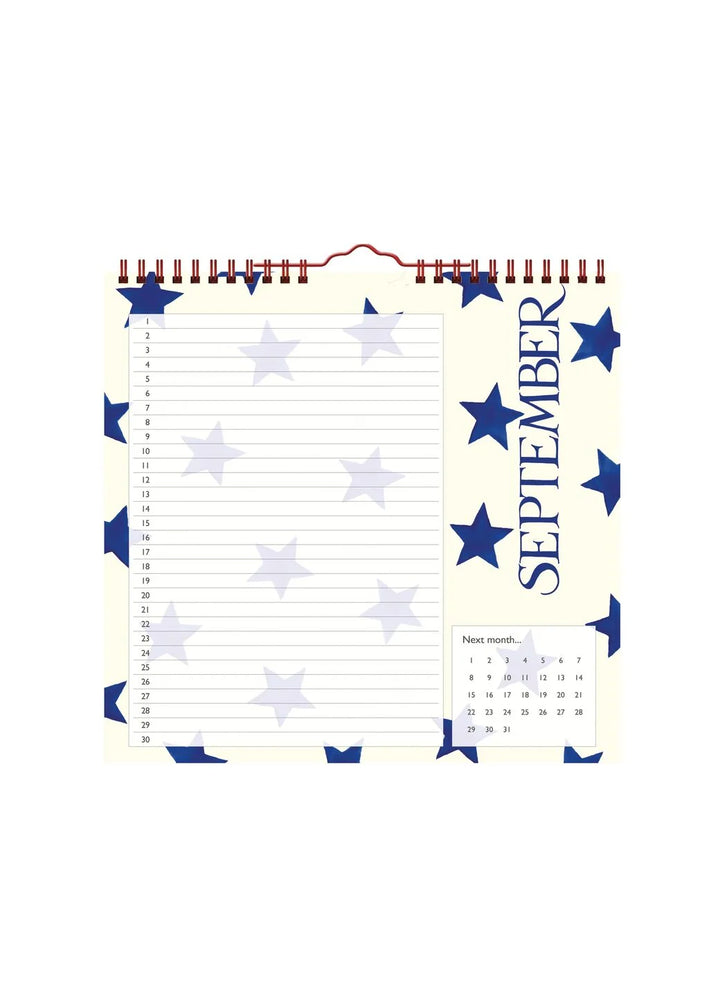 Emma Bridgwater Birthdays/Occasions Midi Calendar