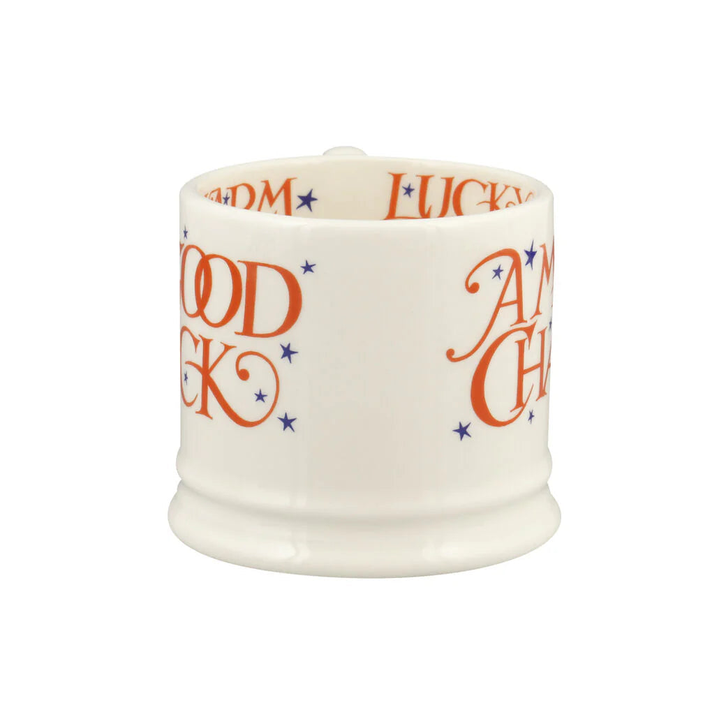 Emma Bridgewater Halloween Toast Magic Charm Small Mug with festive toast and pumpkin design, ceramic, decorative Halloween-themed mug