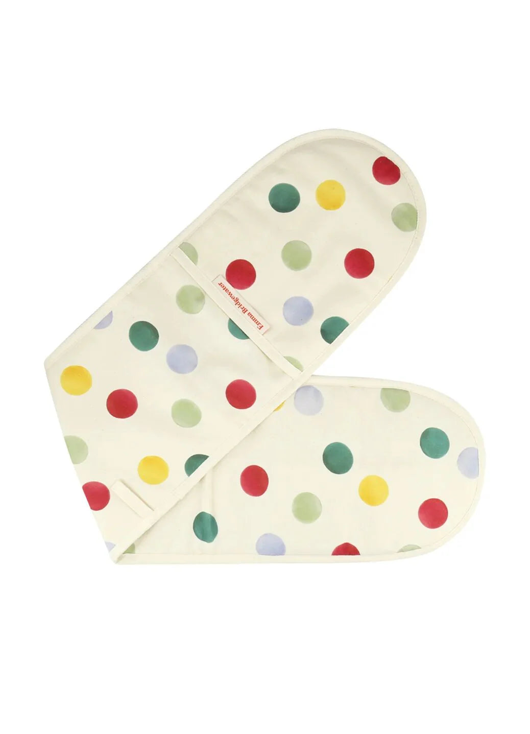 Emma Bridgewater Polka Dot Double Oven Glove &amp; Tea Towel Set