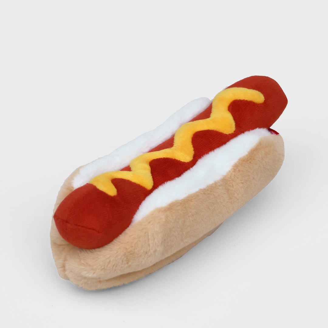 Plush Hot Dog Zip Case