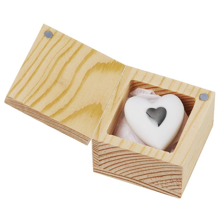 Cornucopia Home and Gift Räder Love to Go Heart decorative wheel with intricate design, open in the center.