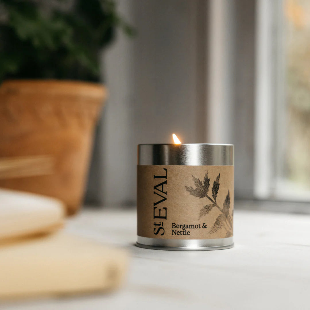 St Eval Bergamot &amp; Nettle Tin Candle