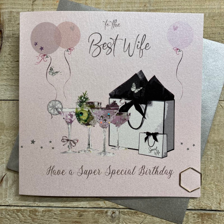 Wife Birthday Gift Bag Birthday Card