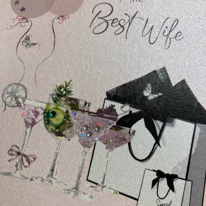 Wife Birthday Gift Bag Birthday Card