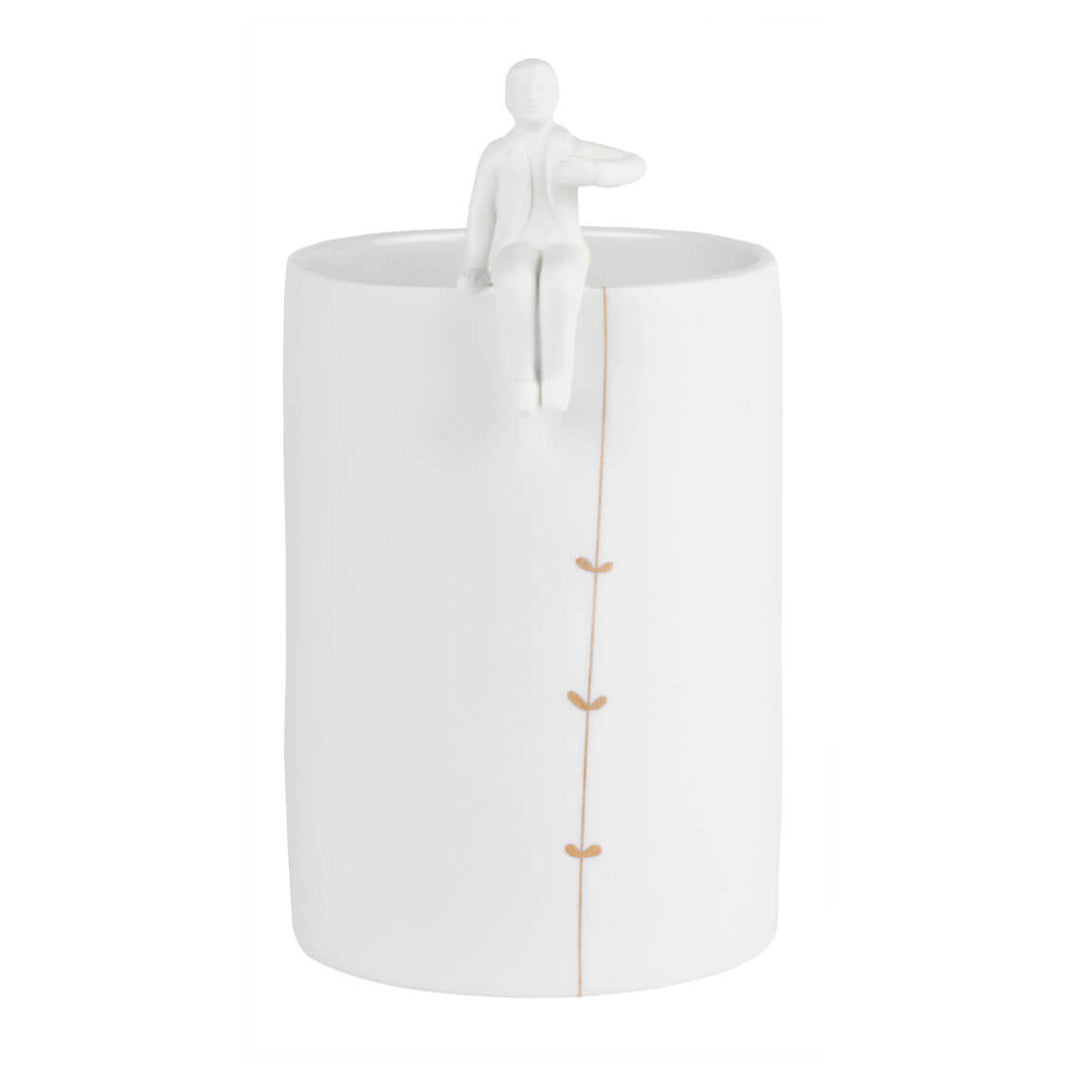 Cornucopia Home and Gift Radër Vase Gardener with a sleek, modern design, perfect for holding flowers and decorative arrangements.