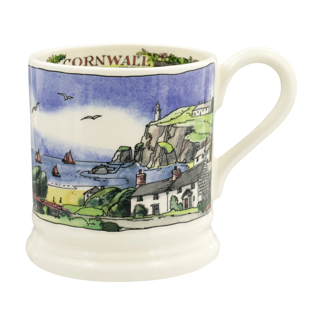 Emma Bridgewater Landscapes of Dreams Cornish Beaches 1/2 Pint Mug