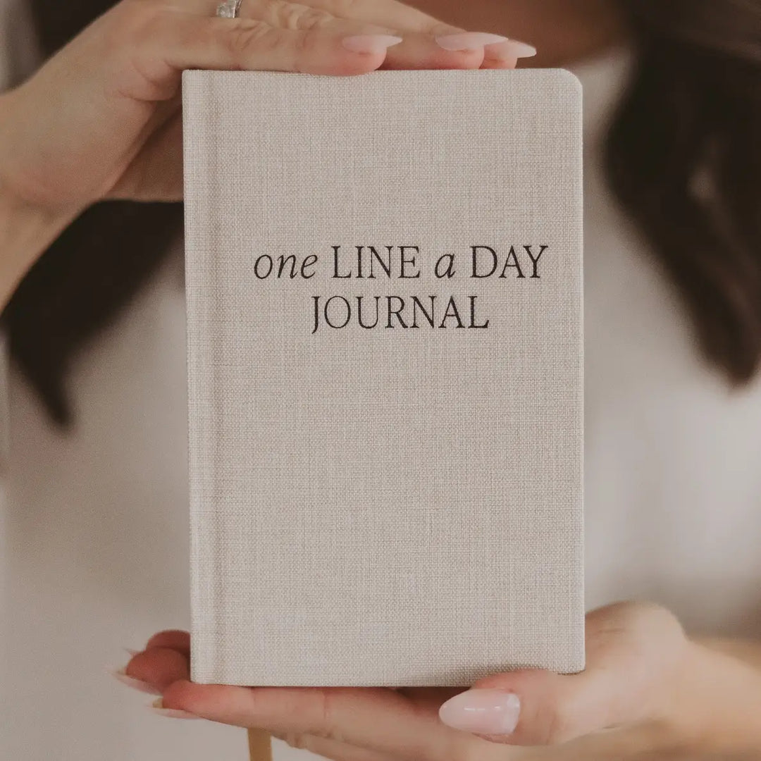 One Line A Day Journal - Tan