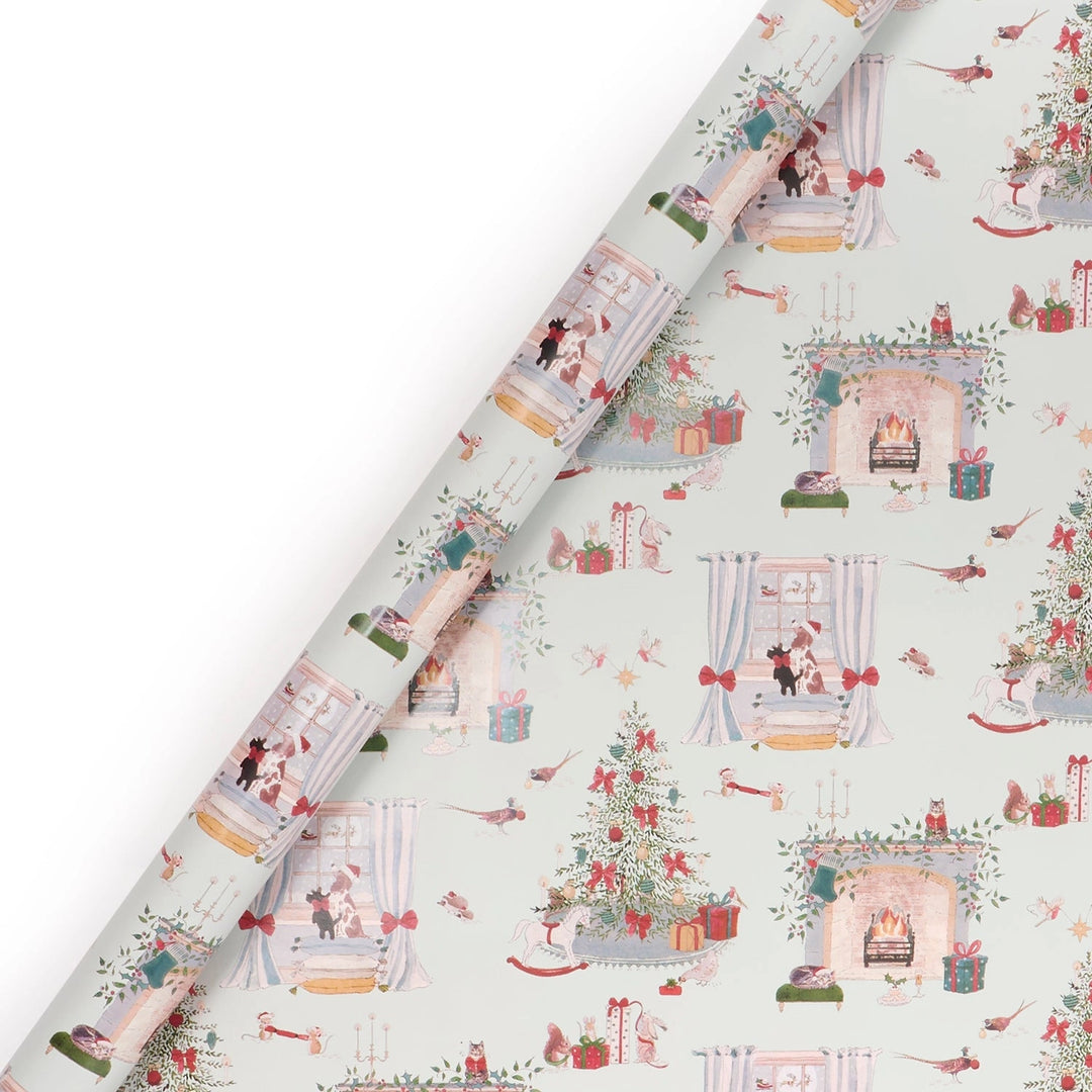 Cosy Christmas Roll Wrap - 10m