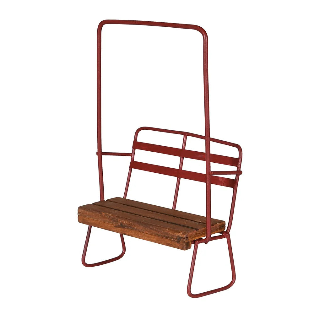 Vintage Ski Chair Lift ornament from Coach House Christmas by Cornucopia Home, featuring detailed ski lift design for holiday decor.