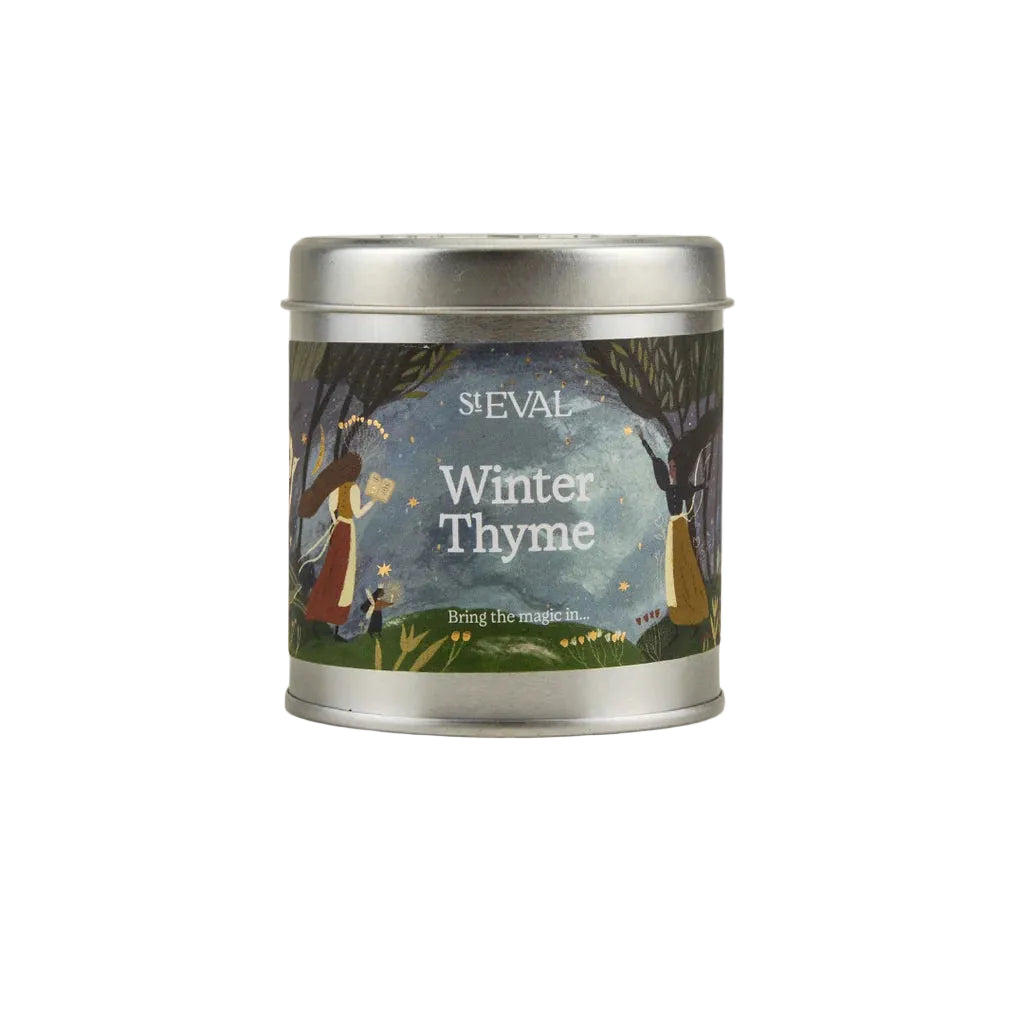 Winter Thyme Scented Tin Candle