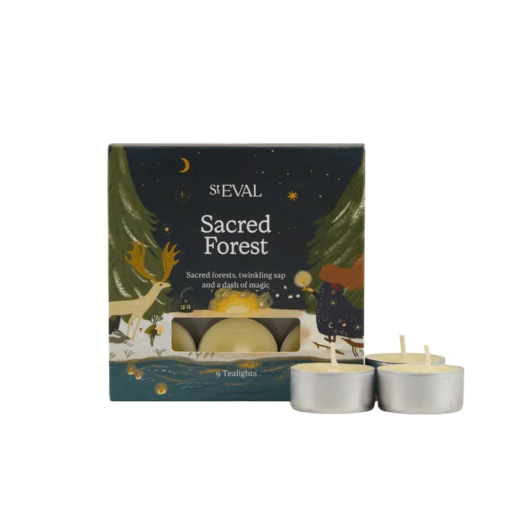 Christmas Sacred Forest Scented Tealights - Tray of 9