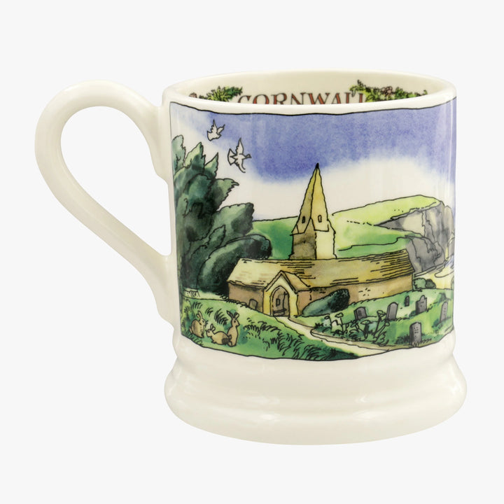 Emma Bridgewater Landscapes of Dreams Cornish Beaches 1/2 Pint Mug