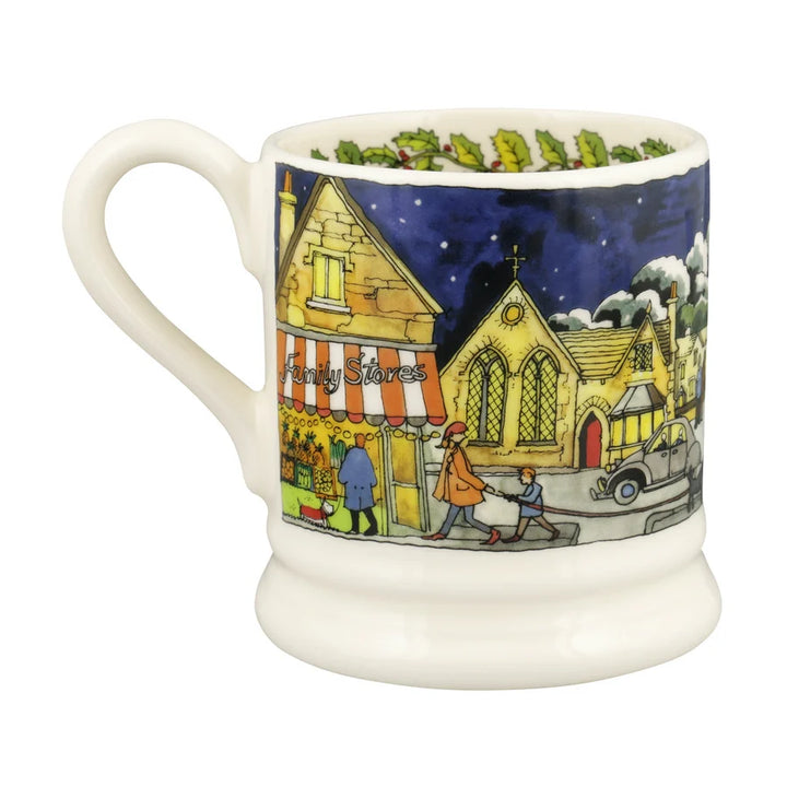 Christmas Town &amp; Country 1/2 Pint Mug - 300ml