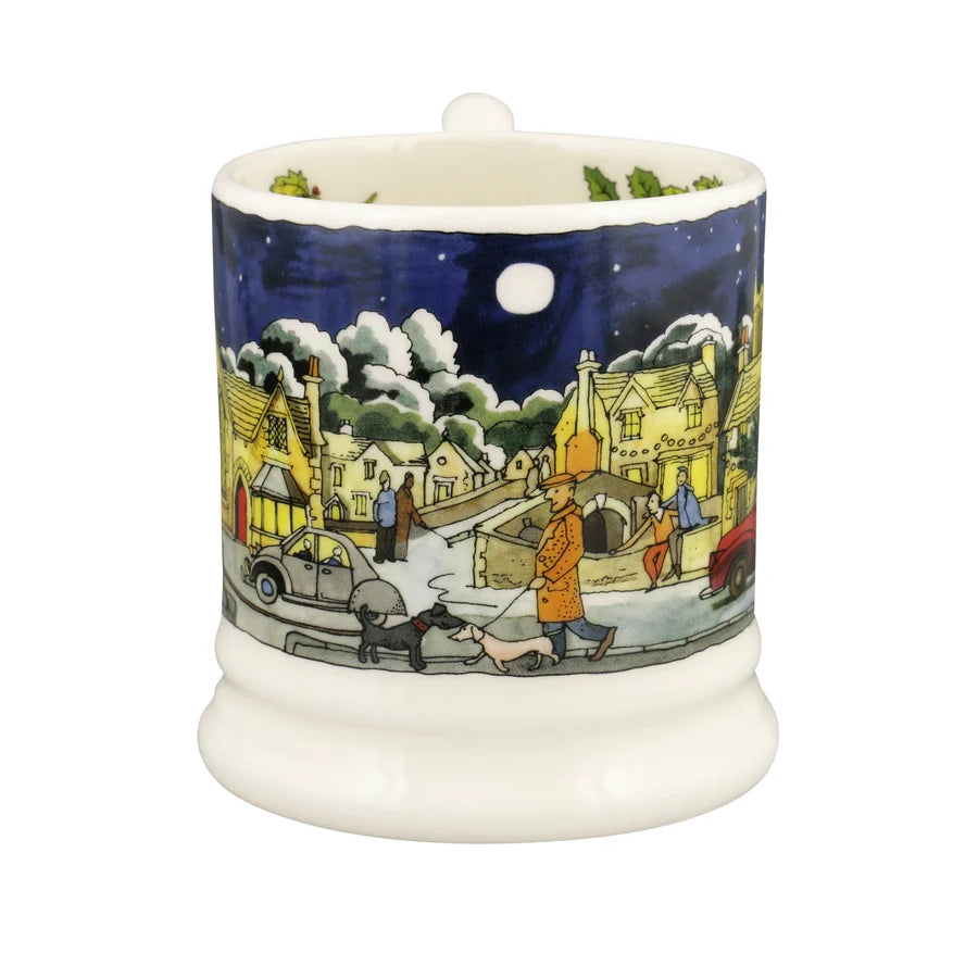 Christmas Town &amp; Country 1/2 Pint Mug - 300ml