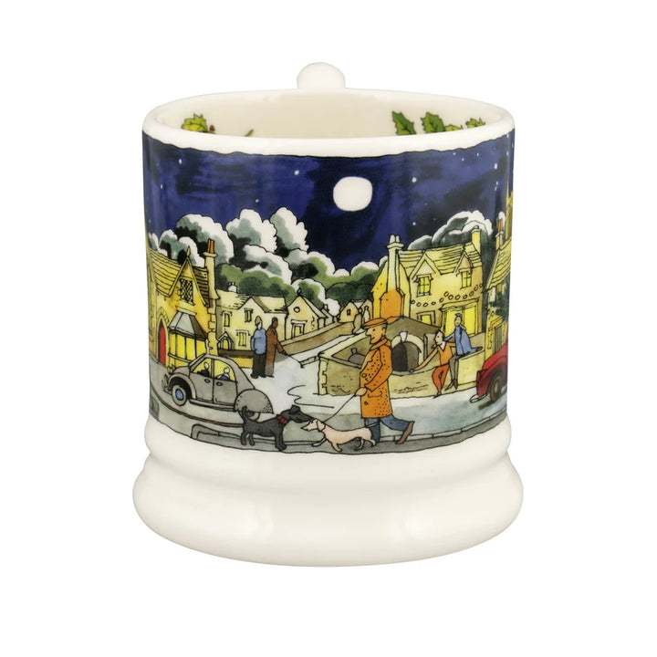 Christmas Town &amp; Country 1/2 Pint Mug - 300ml