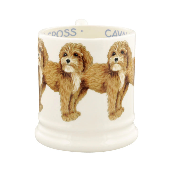 Emma Bridgewater Dogs Cavalier Poodle Cross 1/2 Pint Mug
