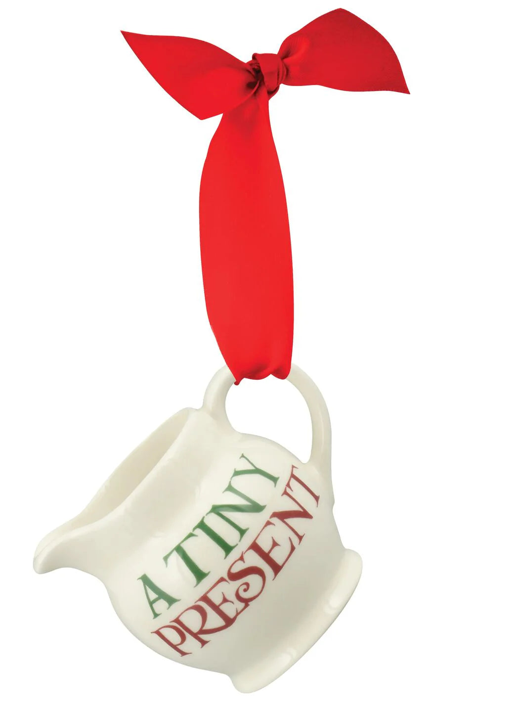 Emma Bridgewater Christmas Tiny Jug Decoration featuring toast and marmalade design for festive holiday decor.