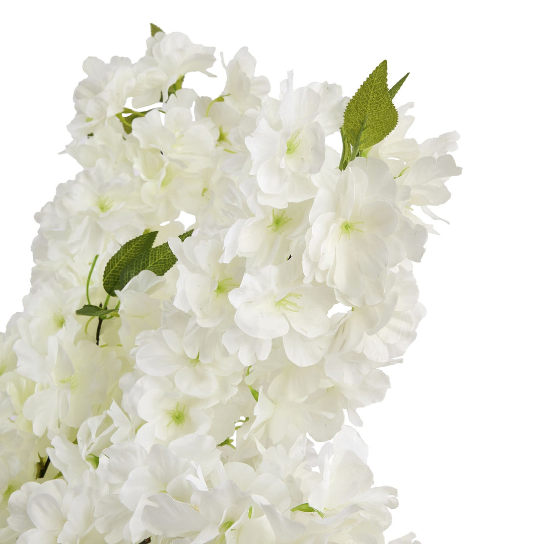 Large White Full Cherry Blossom Stem