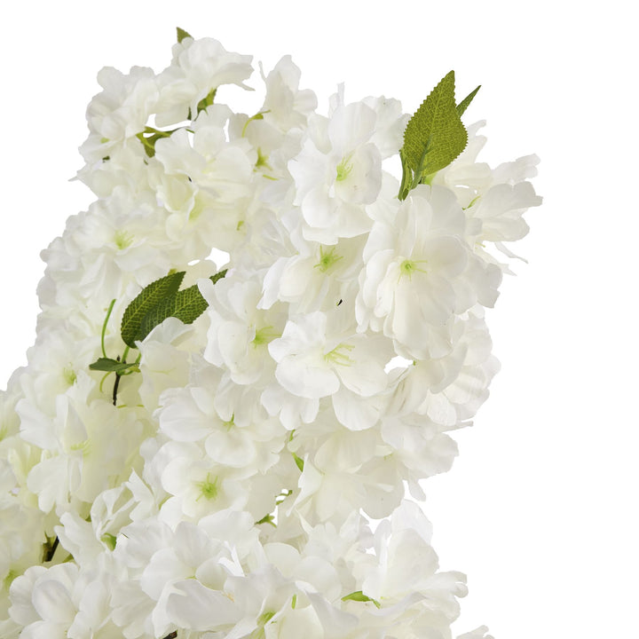 Large White Full Cherry Blossom Stem
