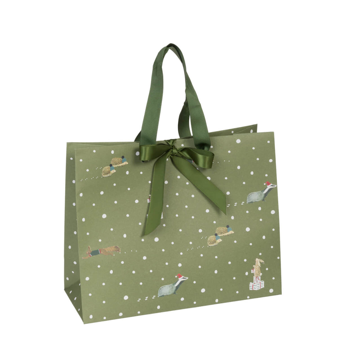 Small Festive Forest Gift Bag