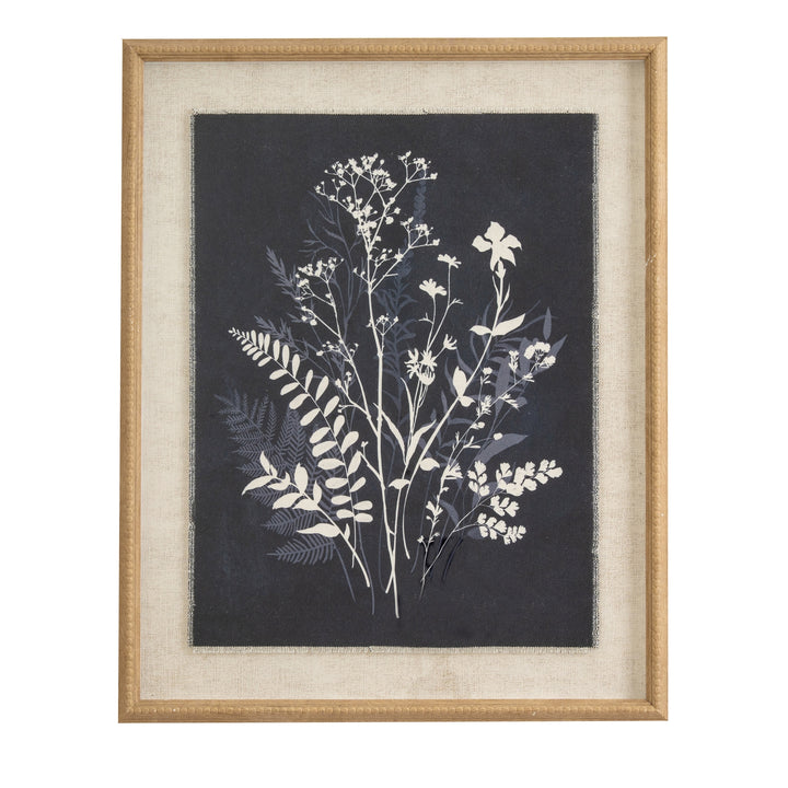 Grove On Linen In Beaded Frame