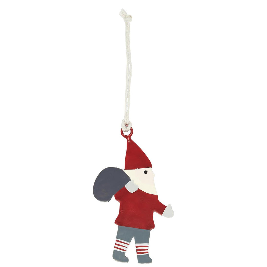 IB Laursen Christmas Santa Claus decoration by Cornucopia Home and Gift, festive holiday ornament with detailed red and white costume.