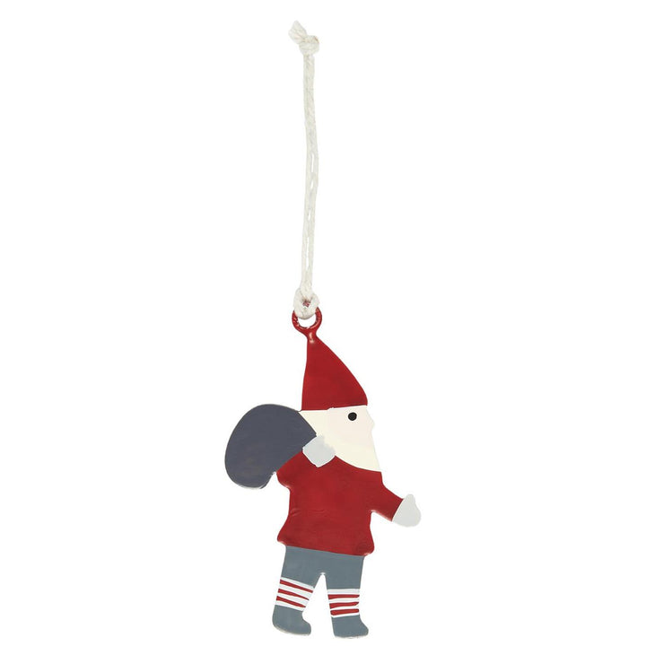 IB Laursen Christmas Santa Claus decoration by Cornucopia Home and Gift, festive holiday ornament with detailed red and white costume.