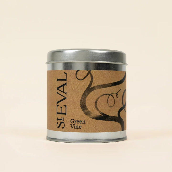 St Eval Green Vine Tin Candle