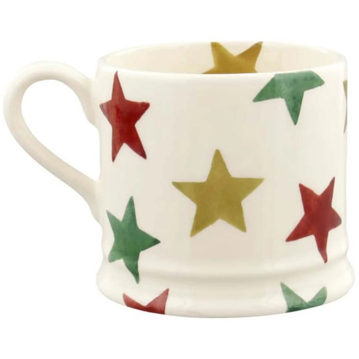 Emma Bridgewater Red, Green and Gold Stars Small Mug