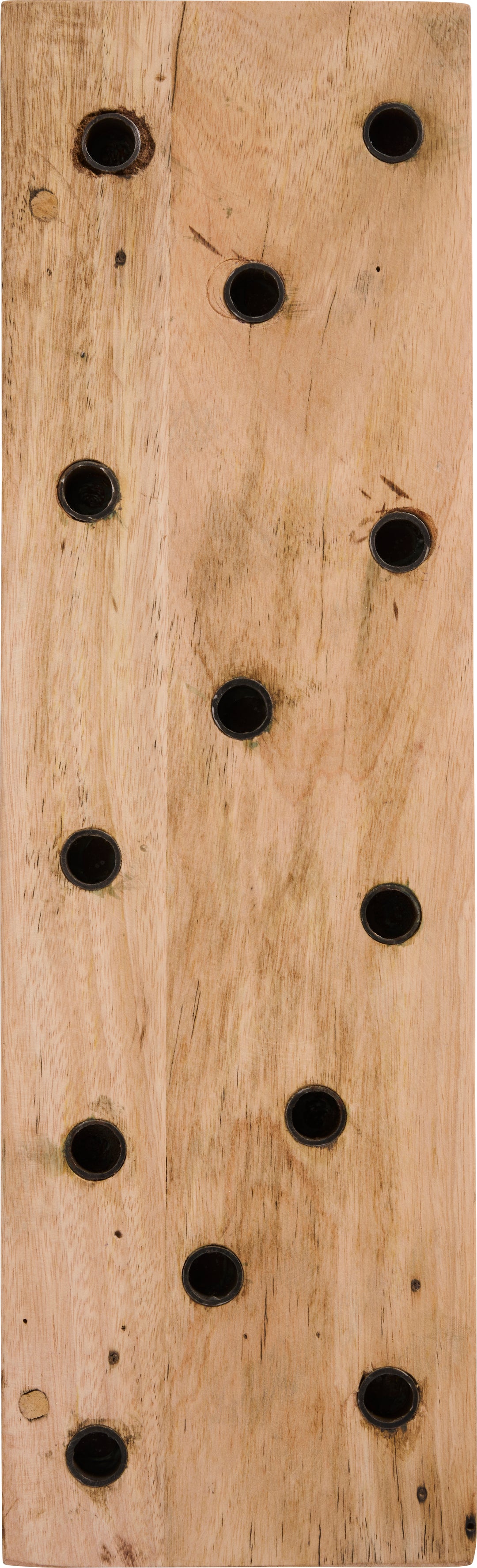 Wooden Board Candle Holder for 13 Taper Candles