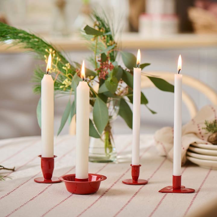Heart-Shaped Candle Holder for Taper Candles