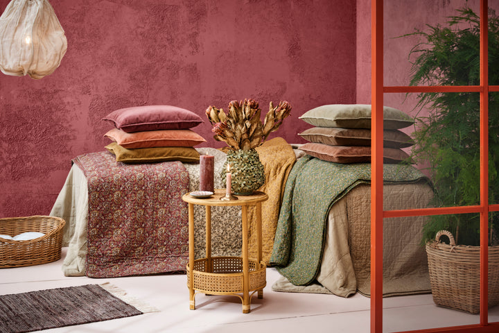 Sienna Stonewashed Velvet Cushion Cover