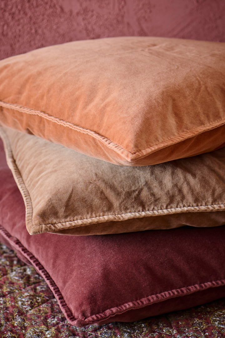 Sienna Stonewashed Velvet Cushion Cover